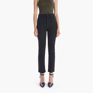 Mother Denim High Waisted Rider Ankle in Black/Not Guilty Sz 29 BRAND NEW